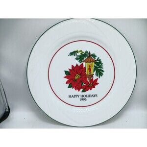 1996 Corning Pyroceram Christmas 12" Collector's Plate Decorative Use Only USA